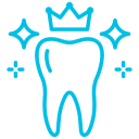 personalized dental service icon